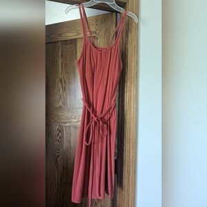 Toad & Co orange tank dress